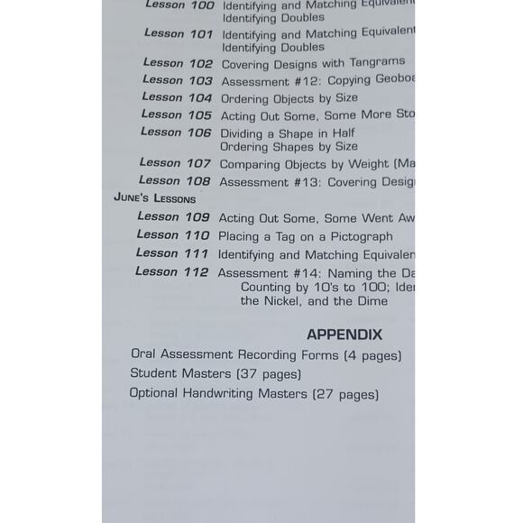 Saxon Math K Home Study Teacher's Edition - Picture 4 of 6